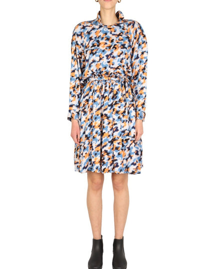 "BLURRED FLOWERS" DRESS