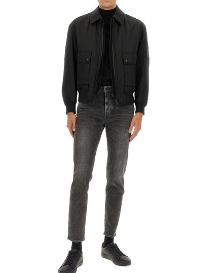 BOMBER JACKET WITH REMOVABLE LINING