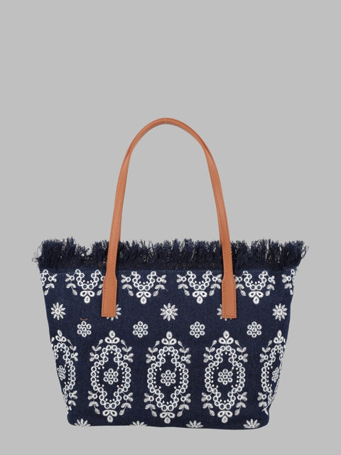 BORSA "CITY" MEDIUM CON FRANGE