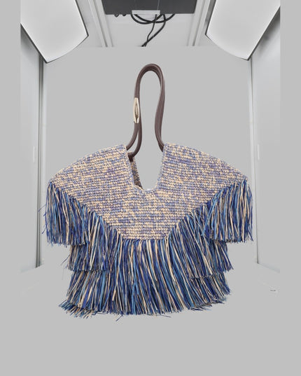 BORSA TOTE "GOLDENTIME" MEDIUM CON FRANGE