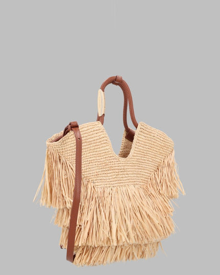 BORSA TOTE "GOLDENTIME" SMALL CON FRANGE