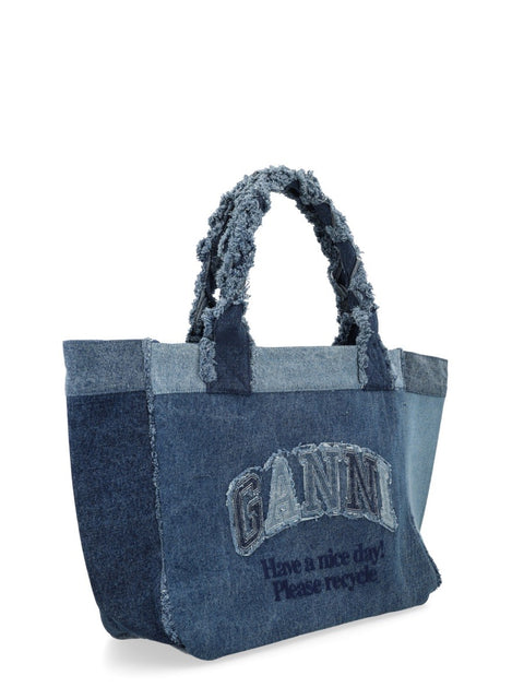 BORSA TOTE MEDIUM IN DENIM
