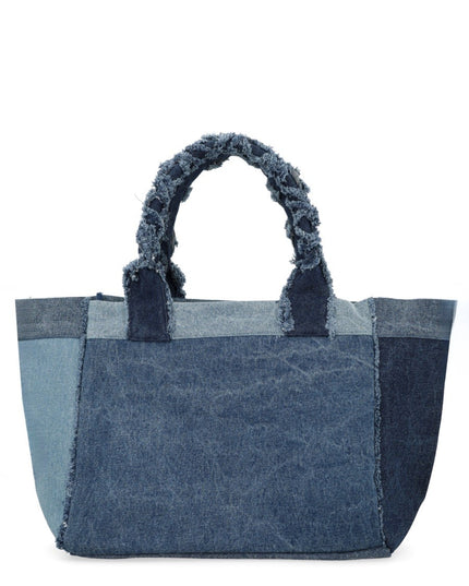 BORSA TOTE MEDIUM IN DENIM