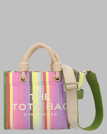 BORSA TOTE SMALL A RIGHE
