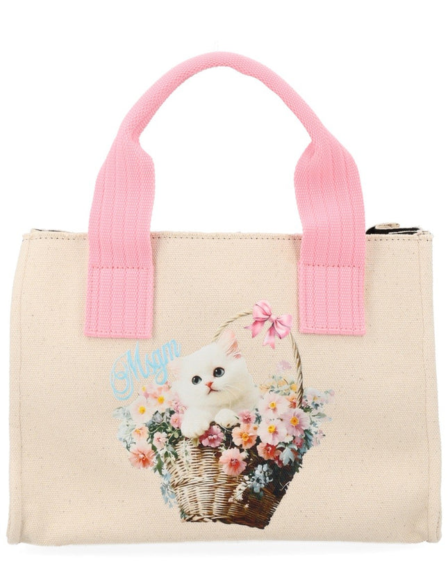 BORSA TOTE SMALL CON STAMPA