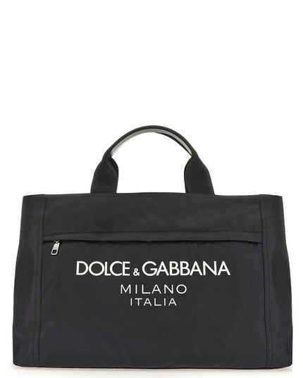 BORSONE IN NYLON CON LOGO