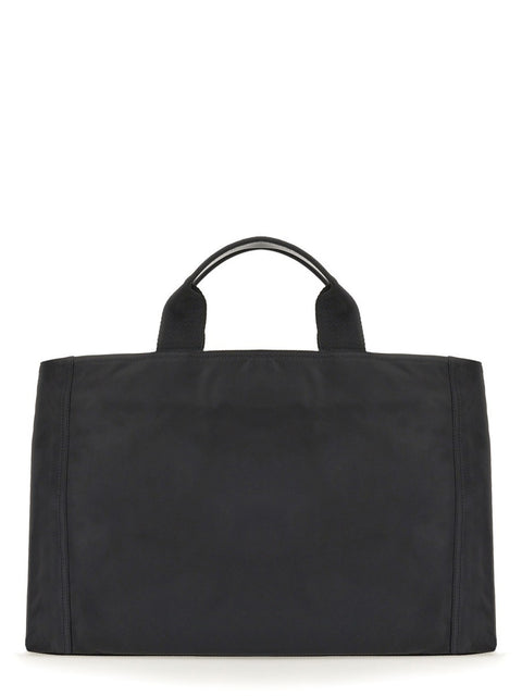 BORSONE IN NYLON CON LOGO