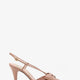 Bowow leather decolleté slingback