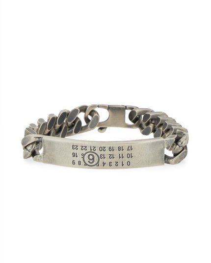 BRACCIALE A CATENA CON LOGO "NUMERIC SIGNATURE"