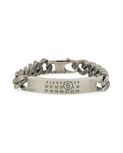 BRACCIALE A CATENA CON LOGO "NUMERIC SIGNATURE"