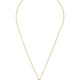 BRASS AND ENAMEL "OVALETTE" NECKLACE