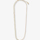 Brass necklace with pearls and DG logo