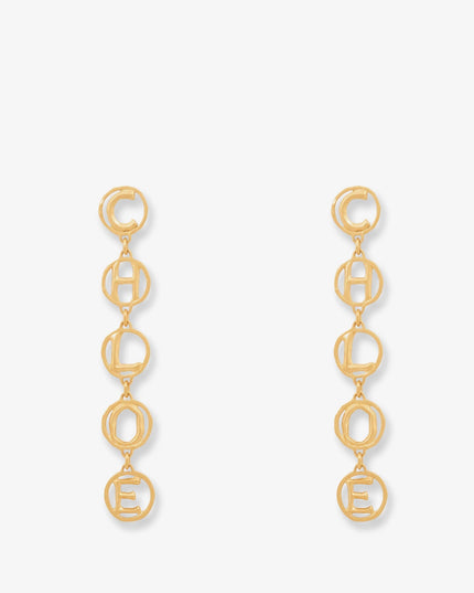 'Script' earrings