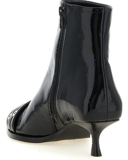 'Buckle' ankle boots