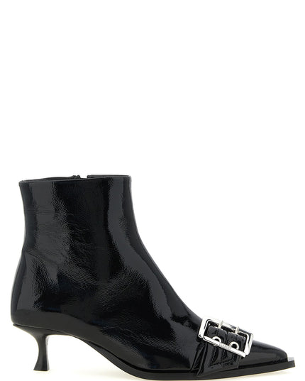 'Buckle' ankle boots
