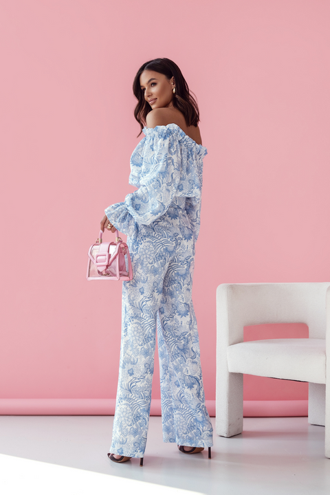 Leinen-Set Bluse & Hose MIA – Favola