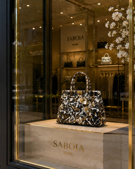 ZEEN | NORA Papillon d'Oro | Ledertasche | Made in Italy