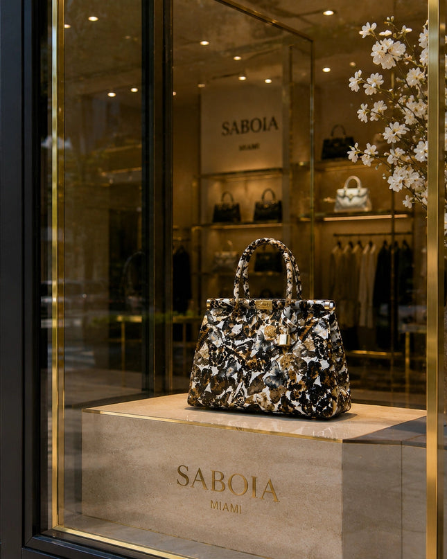 ZEEN | NORA Papillon d'Oro | Ledertasche | Made in Italy