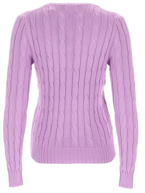 CABLE KNIT WITH LOGO