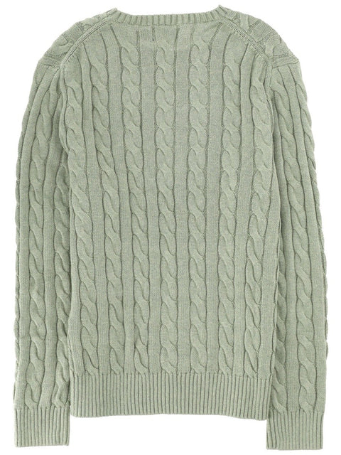 CABLE KNIT WITH LOGO