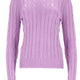 CABLE KNIT WITH LOGO