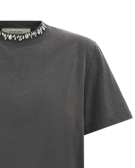 Cabochon crystal t-shirt