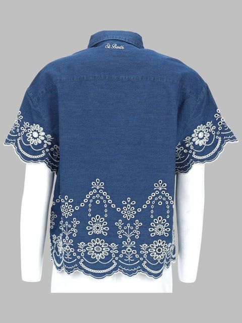 CAMICIA "CLEMENTINE" IN CHAMBRAY