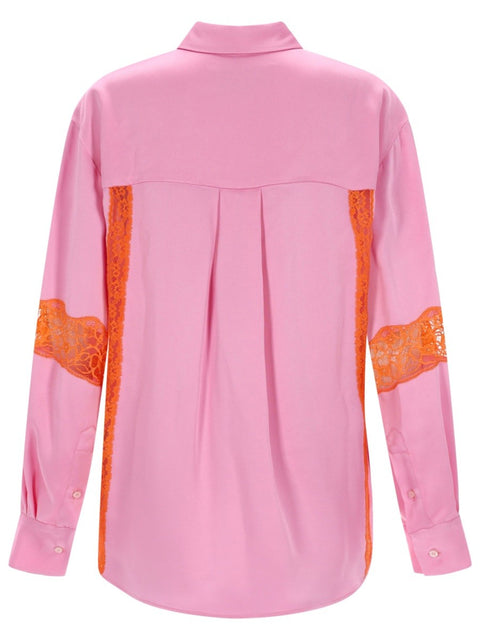 CAMICIA CON INSERTI IN PIZZO