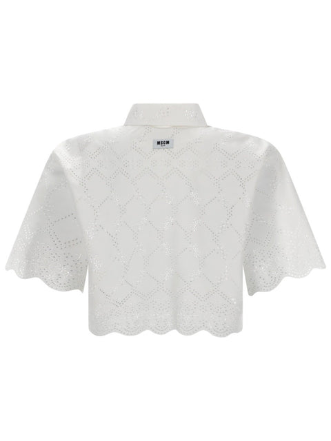 CAMICIA CON MOTIVO TRAFORATO