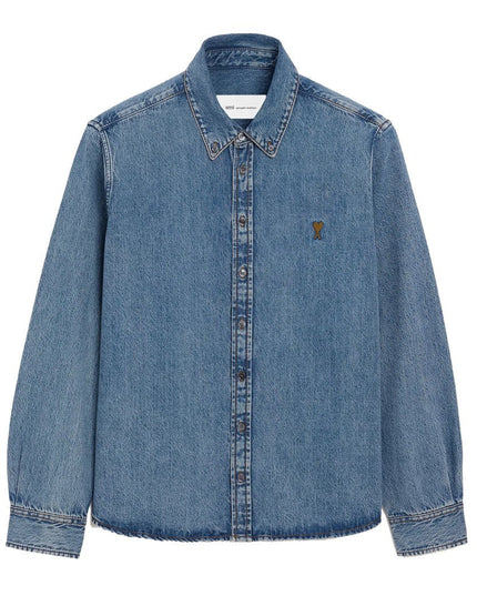 AMI Paris | Denim-Hemd aus Baumwolle | Denim | Unisex