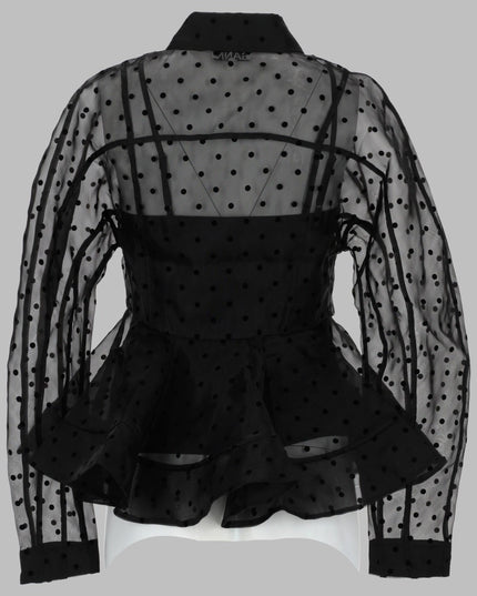 CAMICIA "PEPLUM" IN ORGANZA