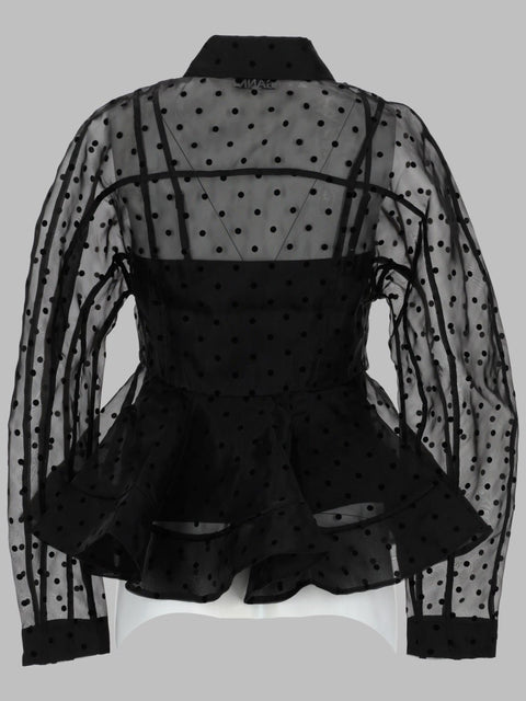 CAMICIA "PEPLUM" IN ORGANZA