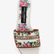 Canvas sandals with all-over embroidery