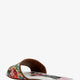 Canvas sandals with all-over embroidery