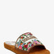 Canvas sandals with embroidered logo on the front