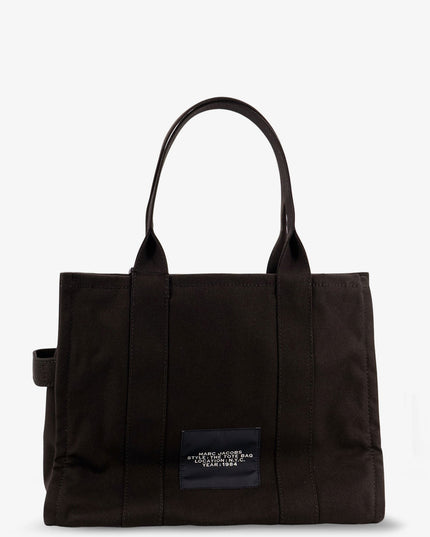 Canvas shopping bag with frontal logo