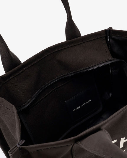 Canvas shopping bag with frontal logo