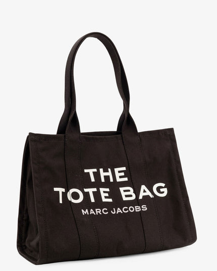 Canvas shopping bag with frontal logo