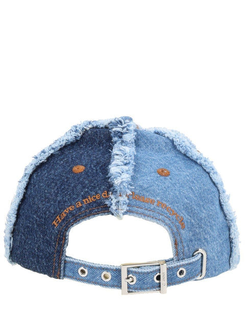 CAPPELLO IN DENIM PATCHWORK