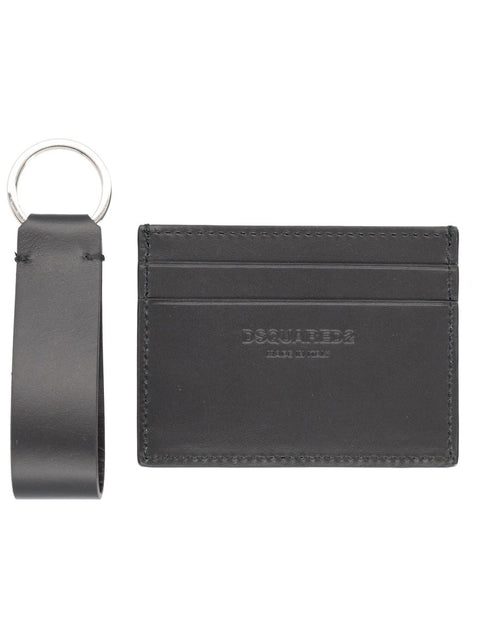 CARD HOLDER AND KEYCHAIN GIFT SET