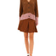 CARDIGAN WITH "COLOR BLOCK" PATTERN