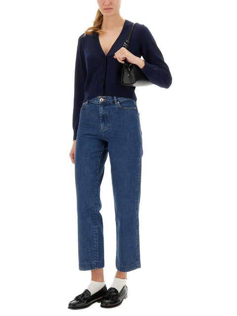 CARDIGAN WITH EMBROIDERED LOGO