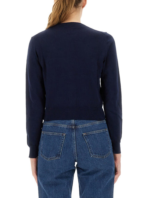 CARDIGAN WITH EMBROIDERED LOGO