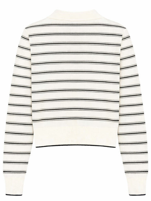 CARDIGAN WITH POLO COLLAR