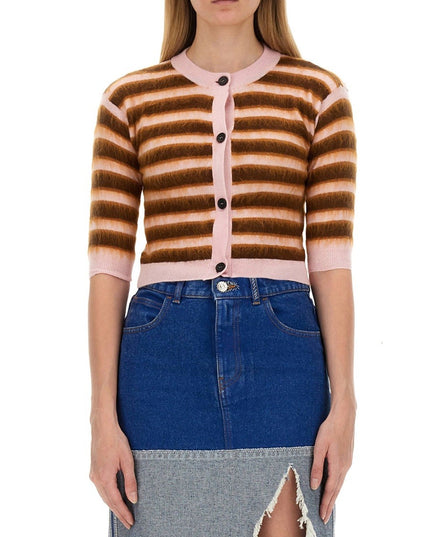 CARDIGAN WITH STRIPE PATTERN