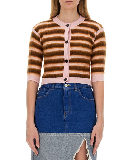 CARDIGAN WITH STRIPE PATTERN