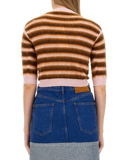 CARDIGAN WITH STRIPE PATTERN