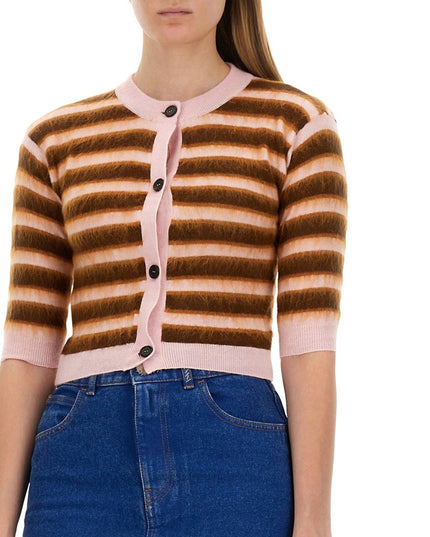 CARDIGAN WITH STRIPE PATTERN