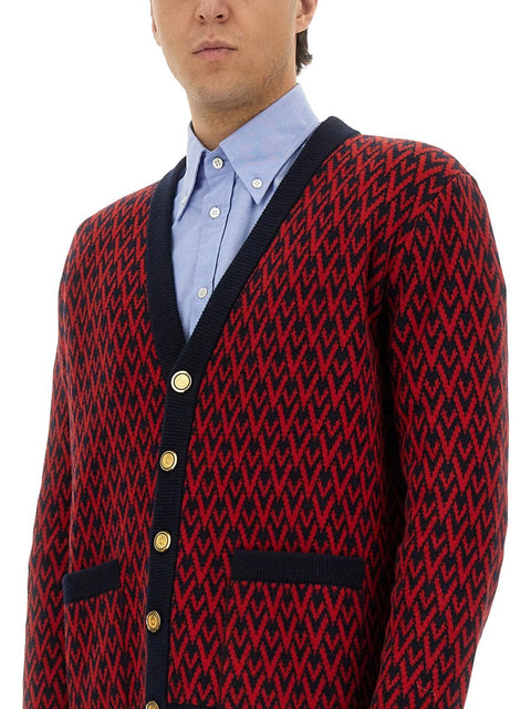 CARDIGAN WITH "TOUTE LA V" PATTERN