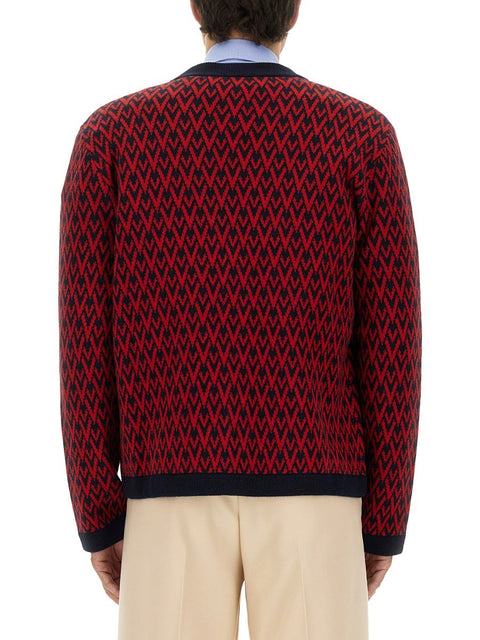 CARDIGAN WITH "TOUTE LA V" PATTERN